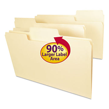Smead® Supertab Top Tab File Folders, 1-3-cut Tabs, Legal Size, 11 Pt. Manila, 100-box freeshipping - TVN Wholesale